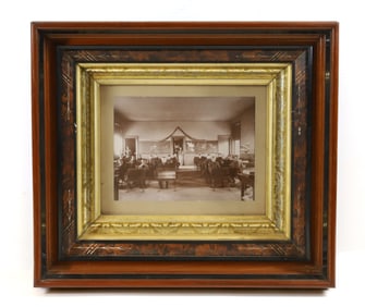 FRAMED CABINET CARD