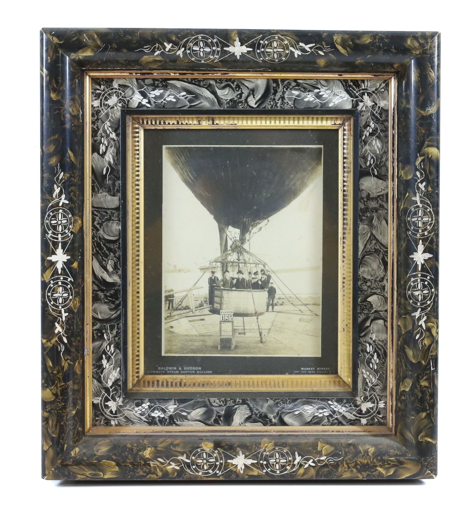 HOT AIR BALLOON CA  CABINET CARD (1 of 5)