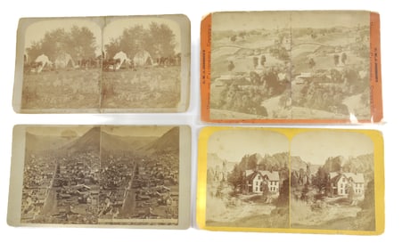 (4) WEST STEREOVIEWS