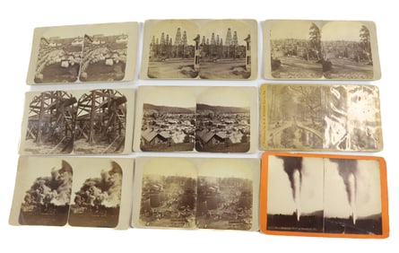 (15) PA OIL STEREOVIEWS