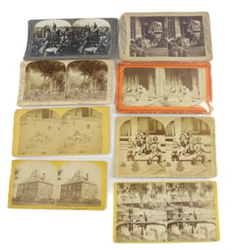 (8) STEREOVIEWS AFRICAN-AMERICANS