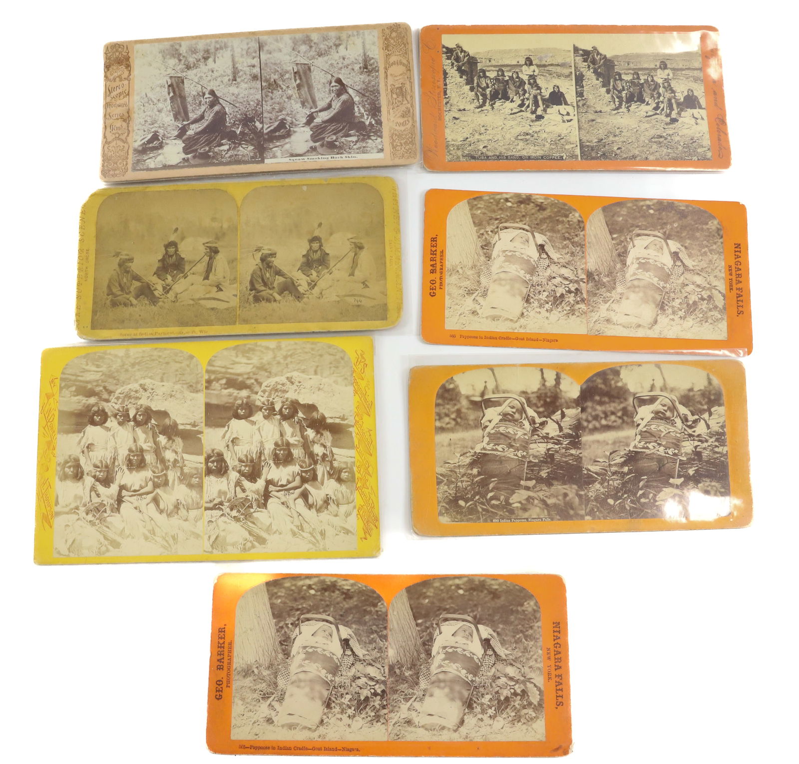 (7) STEREOVIEWS NATIVE AMERICANS (1 of 4)