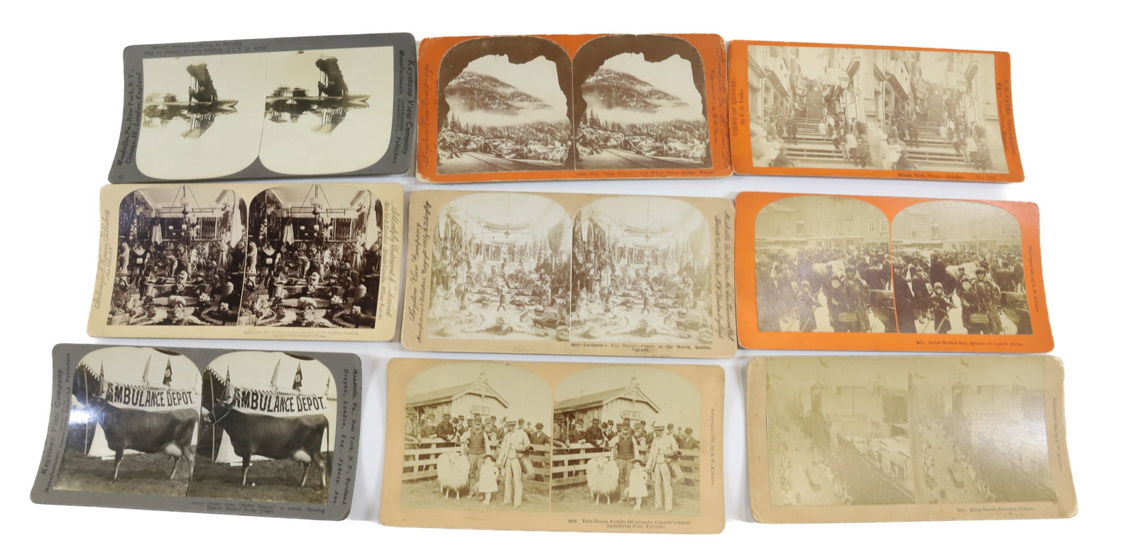 (33) STEREOVIEWS: INCLUDES CANADA, SWITZERLAND AND OTHER COUNTRIES 3 1/2" X 7" Terms: PLEASE READ CAREFULLY -THIS IS AN ONLINE ONLY AUCTION. AUTO-PAY WILL RUN IMMEDIATELY FOLLOWING THE AUCTION!! Terms for Purchasing an