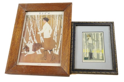 (2) FRAMED PRINTS