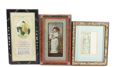 (3) FRAMED PRINTS