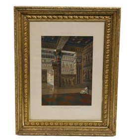 EGYPTIAN PRINT "THEBES"