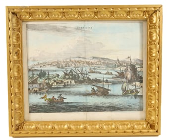 CARTAGENA COLOMBIA COPPER ENGRAVING