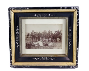 CABINET CARD "KILLING BEEF"