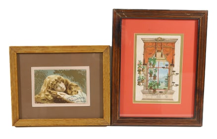(2) ADVERTISERS FRAMED