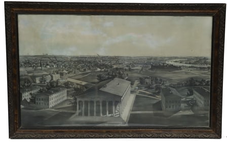 GIRARD COLLEGE, PHILADELPHIA BIRD'S EYE VIEW