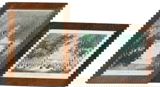 (2) LITHOGRAPHS