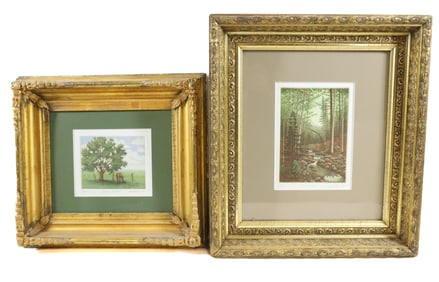 (2) JEFF SINER ETCHINGS