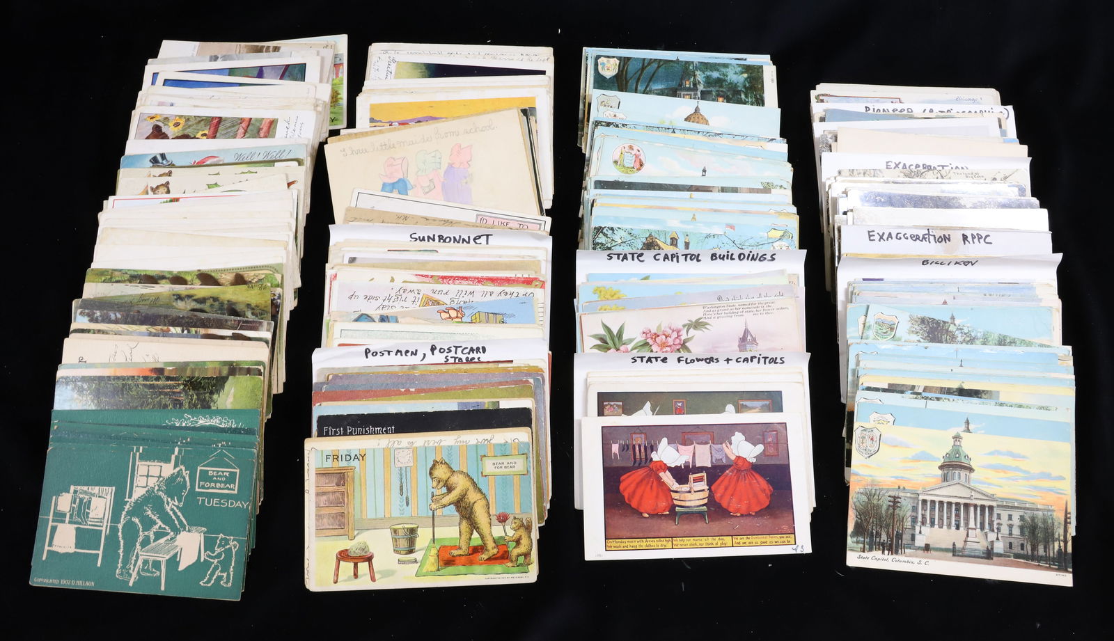 LOT OF (250+) VINTAGE POSTCARDS (1 of 6)
