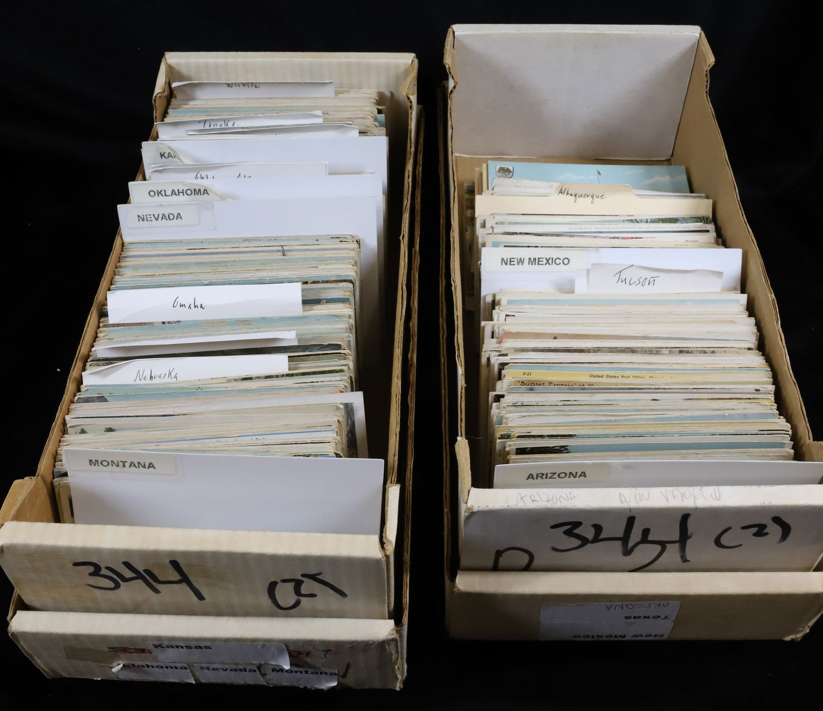 LOT OF (750+) U.S. STATE POSTCARDS (1 of 9)