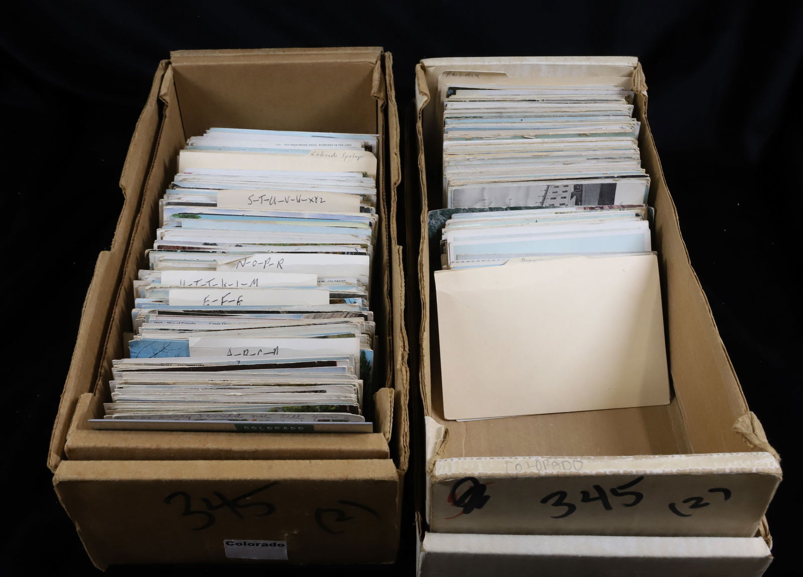 LOT OF (750+) COLORADO POSTCARDS (1 of 8)