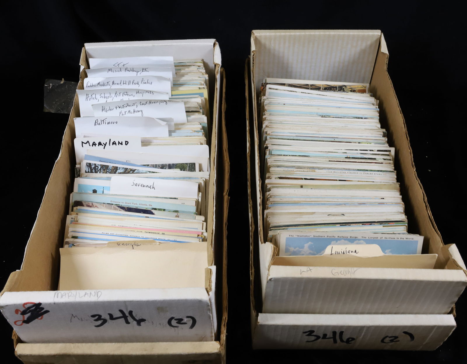 LOT OF (500+) U.S. STATE POSTCARDS (1 of 6)