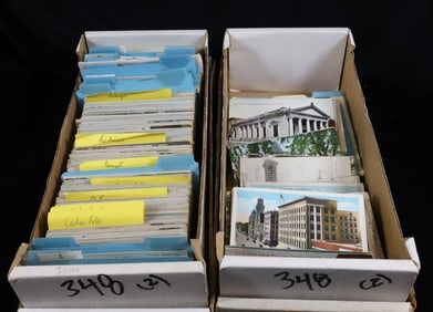 LOT OF (1000+) IOWA POSTCARDS