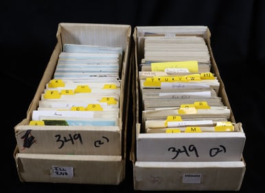 LOT OF (1000+) ILLINOIS AND INDIANA POSTCARDS