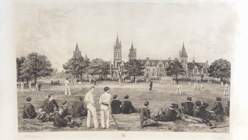 CRICKET GAME AT CHARTERHOUSE