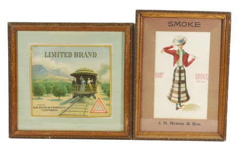 (2) FRUIT & CIGAR ADVERTISERS
