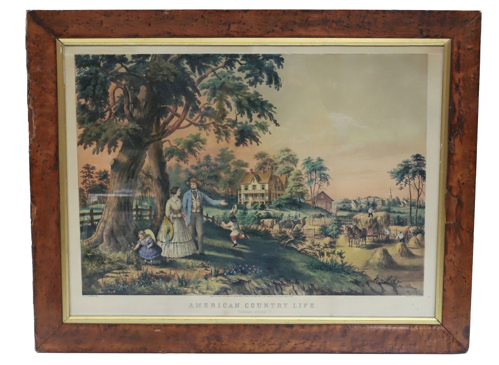 AMERICAN COUNTRY LIFE LITHOGRAPH, CURRIER (1 of 9)