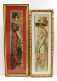 (2) PABST EXTRACT YARD LONG GIRLS, STUART TRAVIS