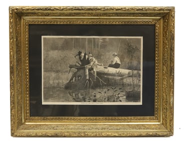 (2) FRAMED WINSLOW HOMER DRAWINGS
