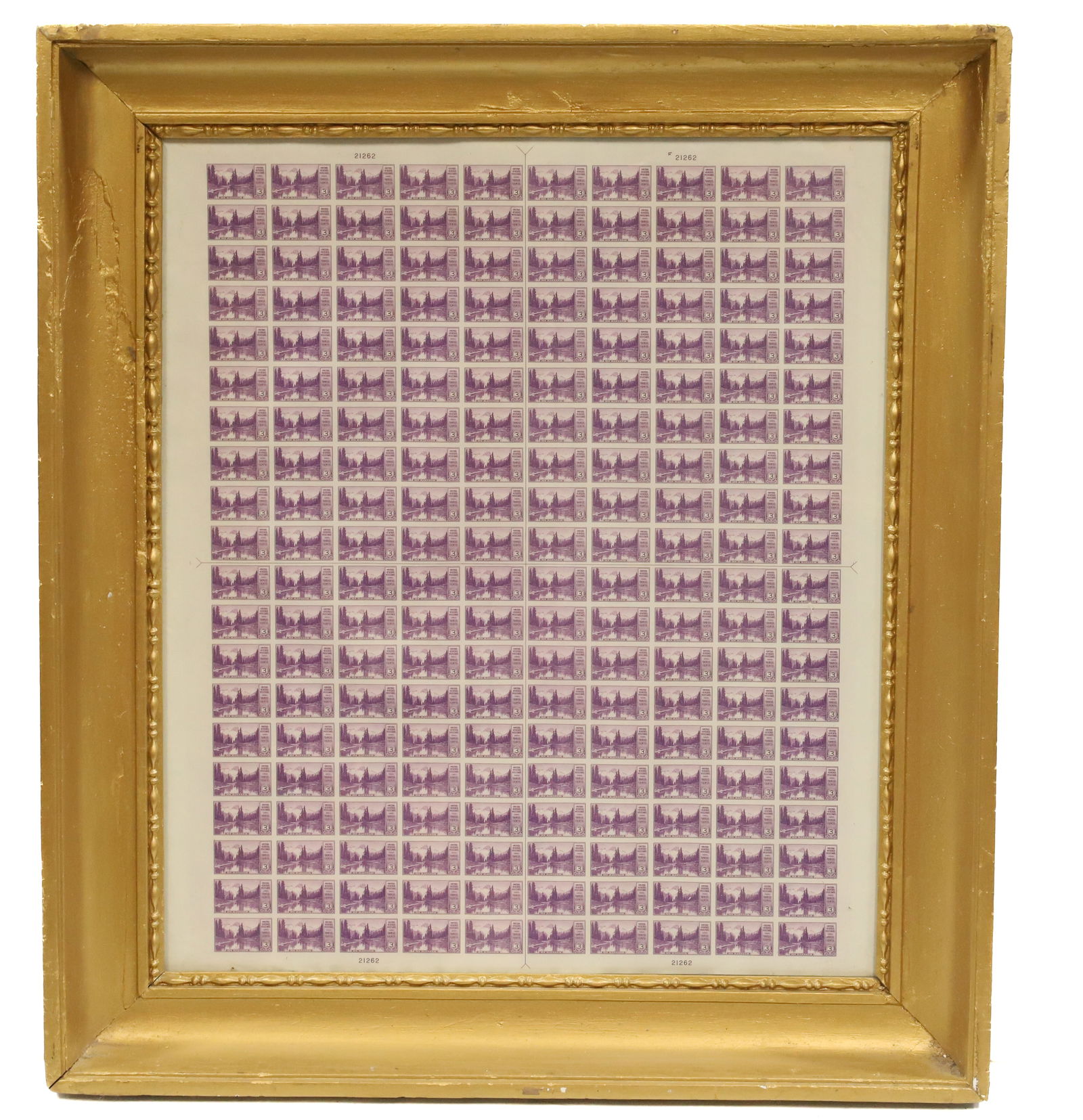 MT. RAINIER 3 CENT STAMP SHEET (1 of 4)