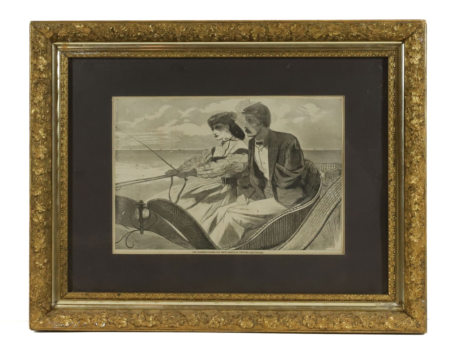 FRAMED 1865 HARPER'S WEEKLY (1 of 6)