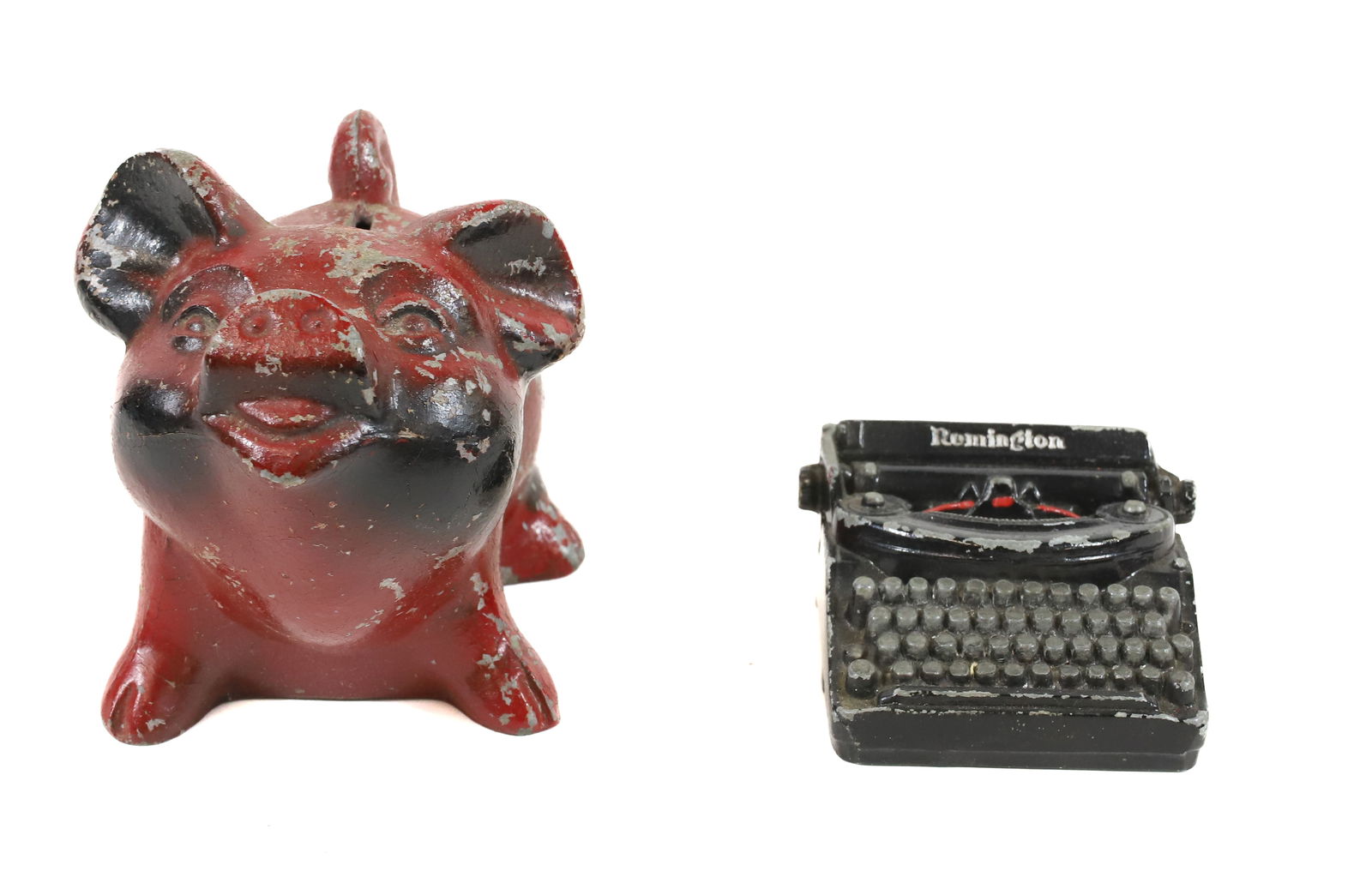 (2) FIGURAL METAL STILL BANKS (1 of 3)