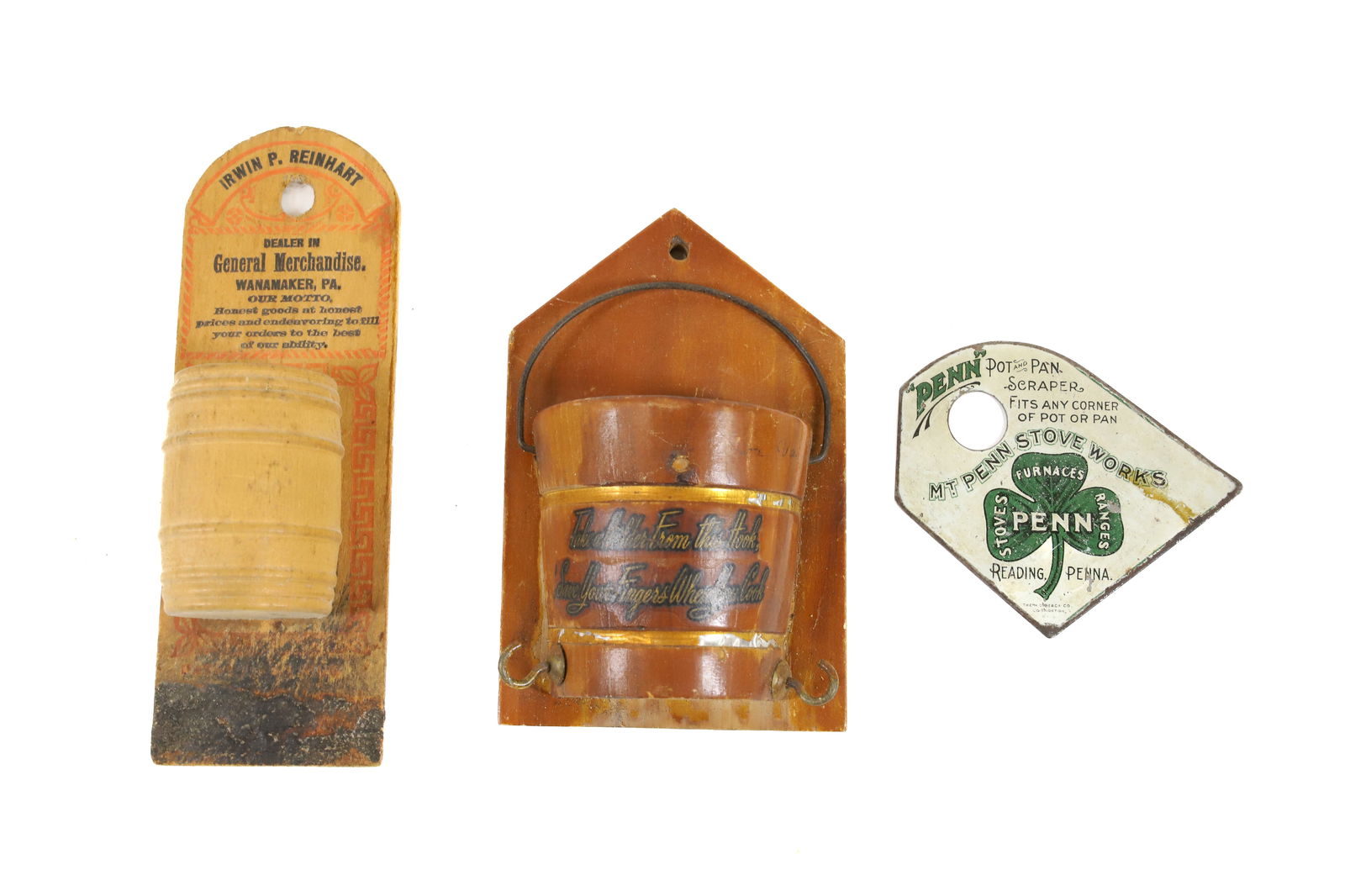 (3) MATCH SAFES,POT SCRAPER (1 of 3)