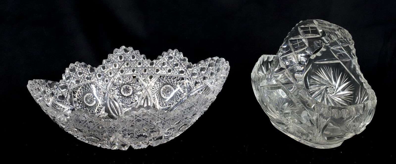 (2) CUT/PRESSED GLASS (1 of 4)