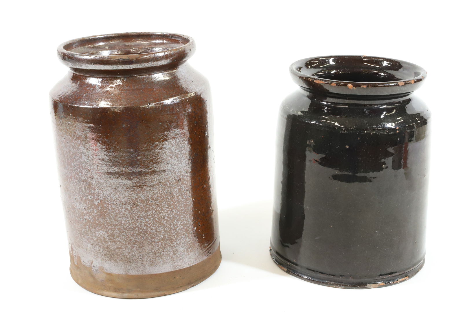 (2) REDWARE PRESERVE JARS (1 of 7)