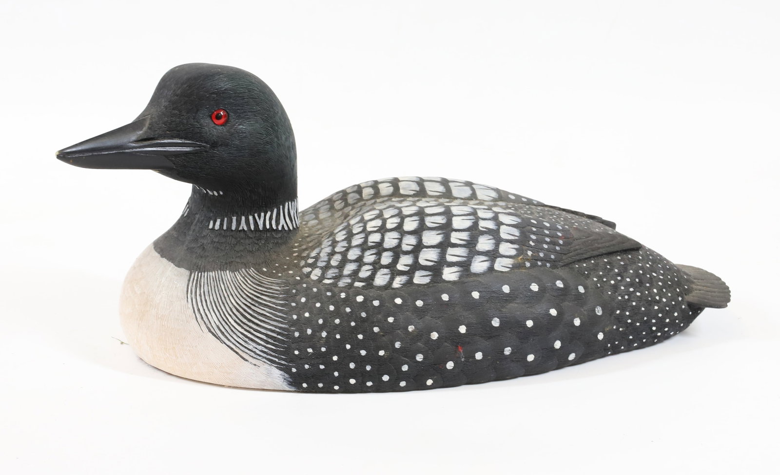 DUCK DECOY: RESIN MATERIAL HAND PAINTED FELT BASE 7 1/4" X 16" PLEASE READ CAREFULLY -THIS IS AN ONLINE ONLY AUCTION. WE WILL BE TAKING ABSENTEE AND PHONE BIDS ALSO. Terms for Purchasing and Shipping of Auction I