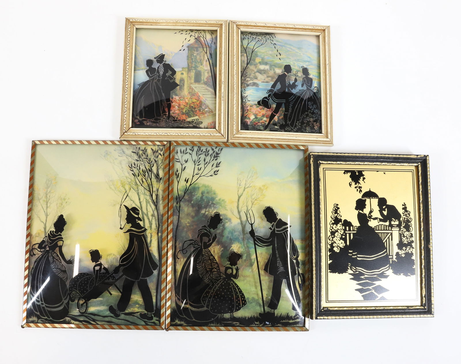 (5) FRAMED DECORATIVE SILHOUETTES (1 of 2)