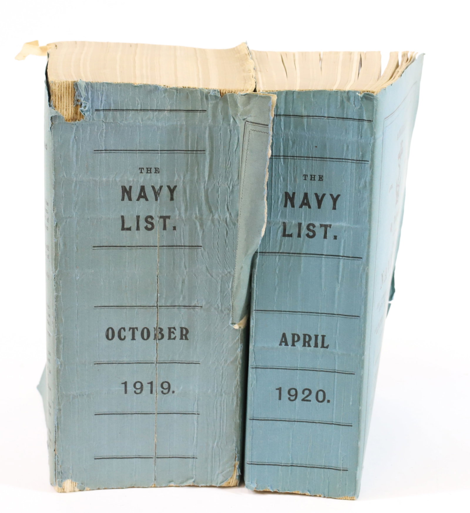 "THE NAVY LIST" 1919/1920: PUBLISHED QUARTERLY, LONDON. PLEASE READ CAREFULLY -THIS IS AN ONLINE ONLY AUCTION. WE WILL BE TAKING ABSENTEE AND PHONE BIDS ALSO. Terms for Purchasing and Shipping of Auction Items. Please read care