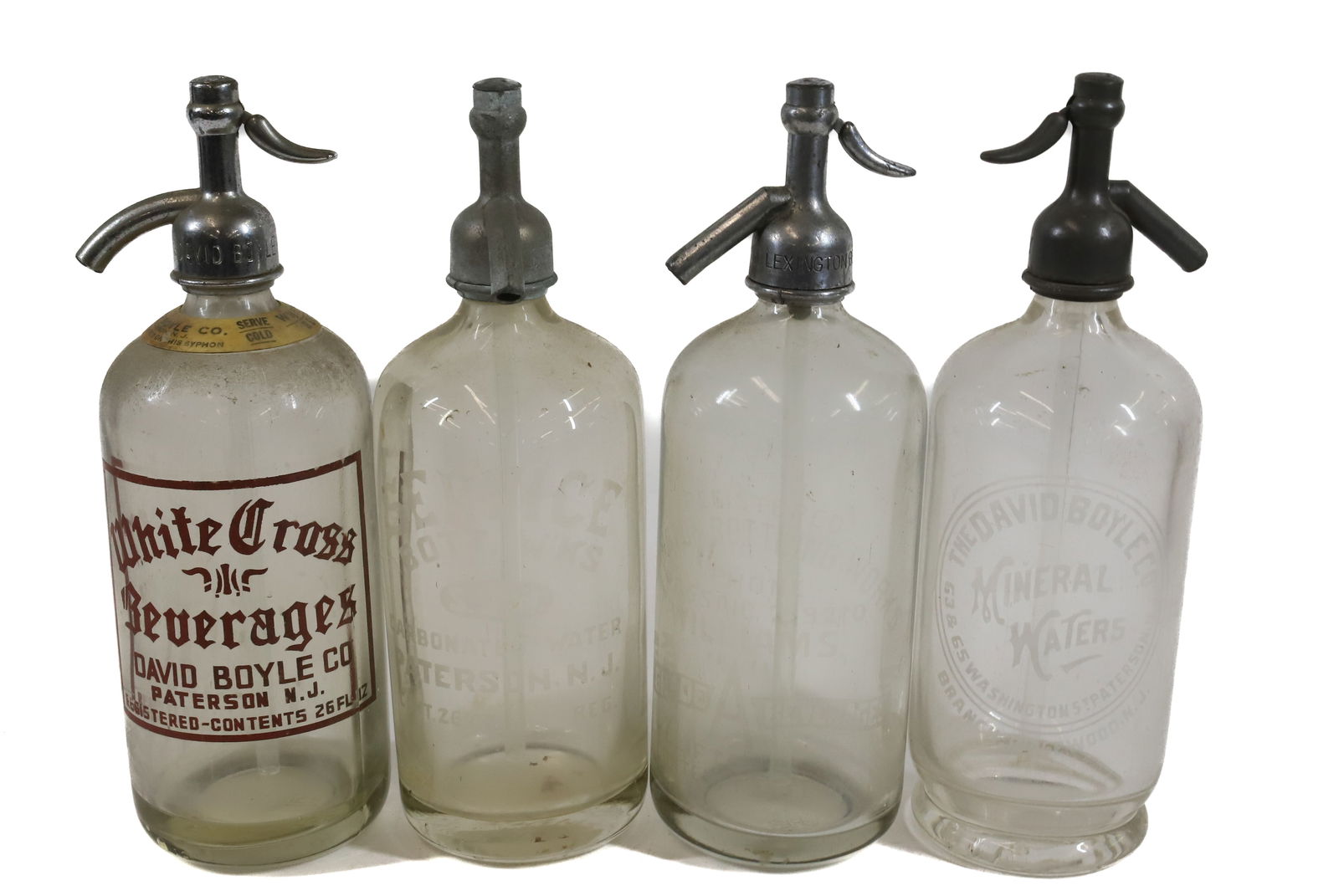 (4) ANTIQUE SELTZER BOTTLES (1 of 5)