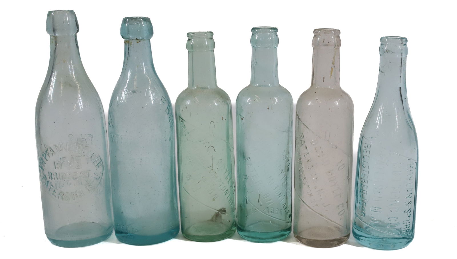 LOT OF PATERSON, NJ BOTTLES (1 of 6)