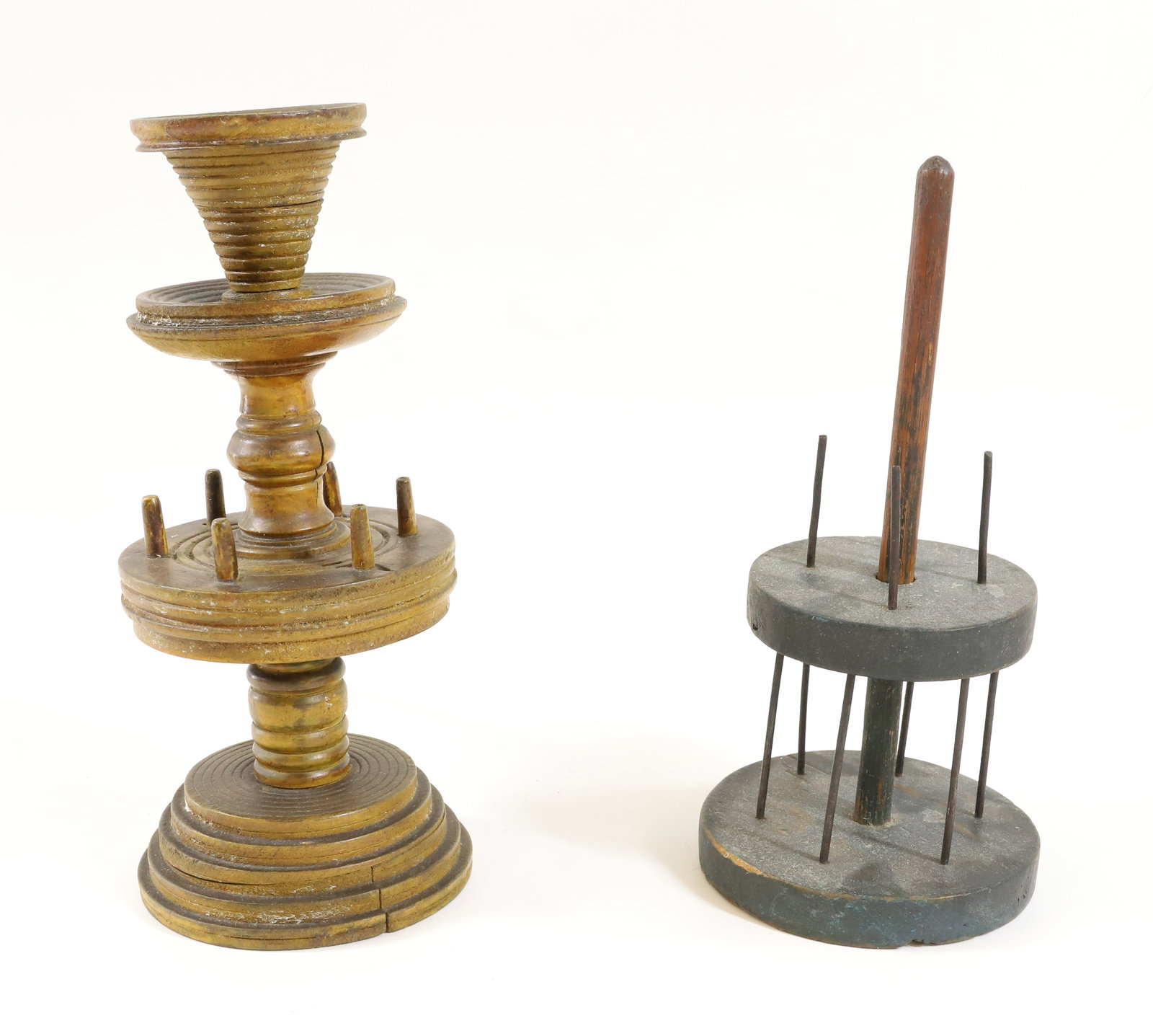 (2) PAINTED SPOOL HOLDERS (1 of 3)