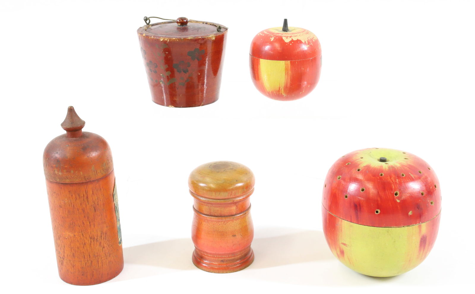 LOT OF WOODEN CONTAINERS (1 of 4)