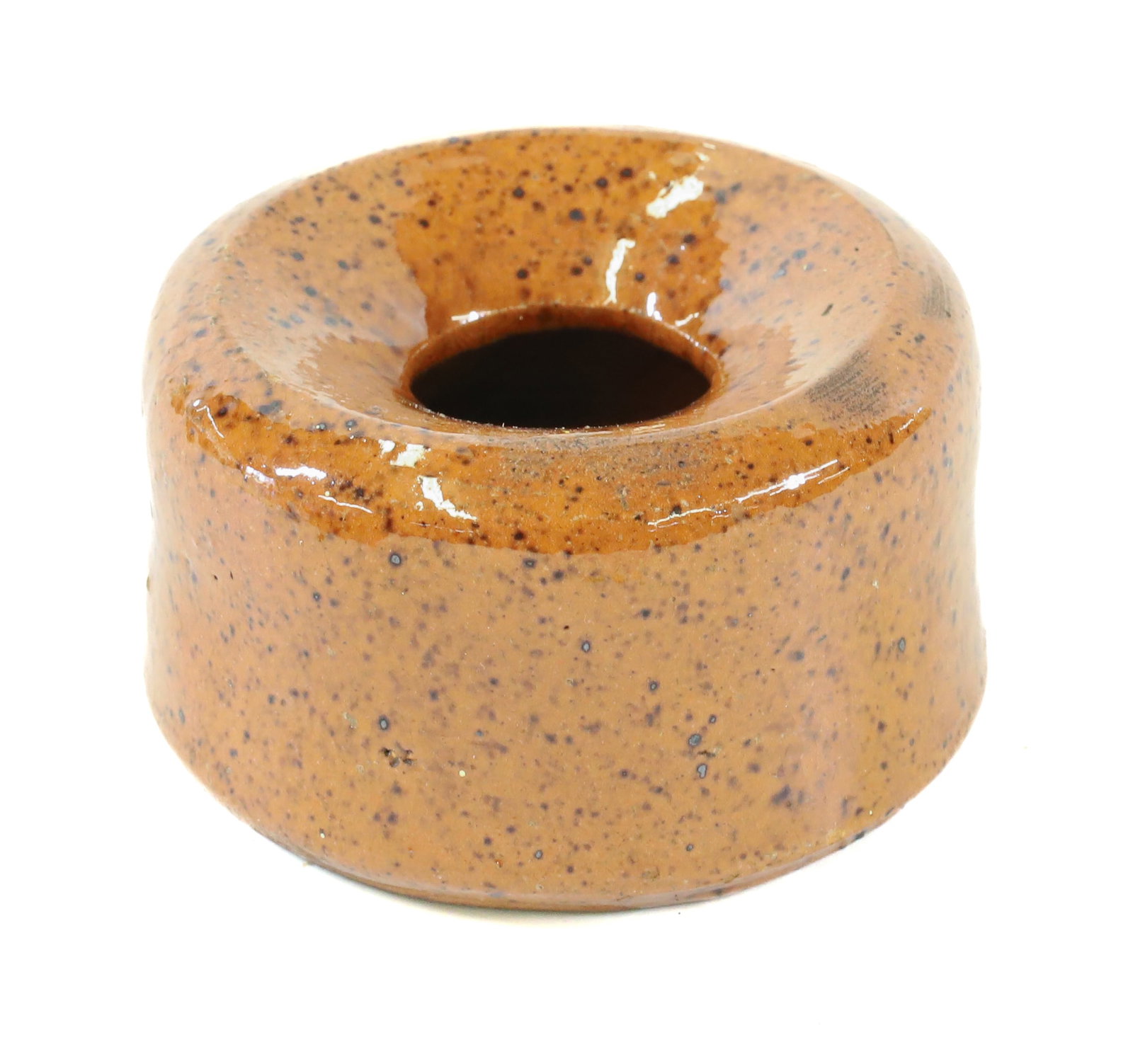 MINIATURE REDWARE SPITTOON (1 of 4)