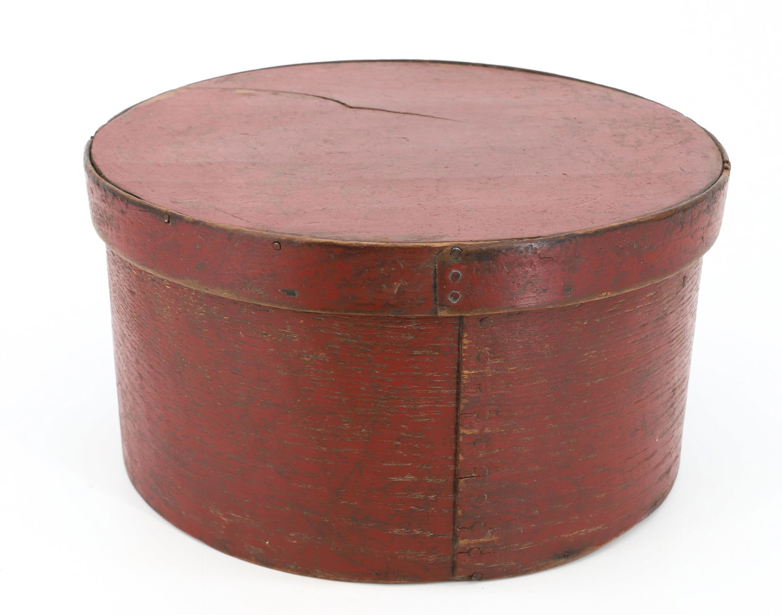 RED PAINTED PANTRY BOX (1 of 4)