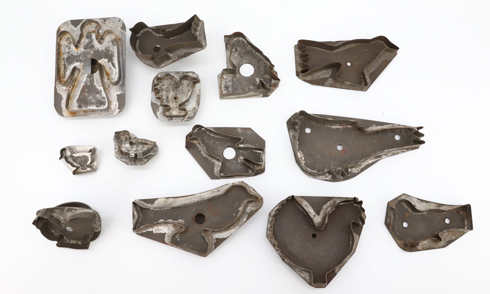 (13) TIN BIRD COOKIE CUTTERS (1 of 2)