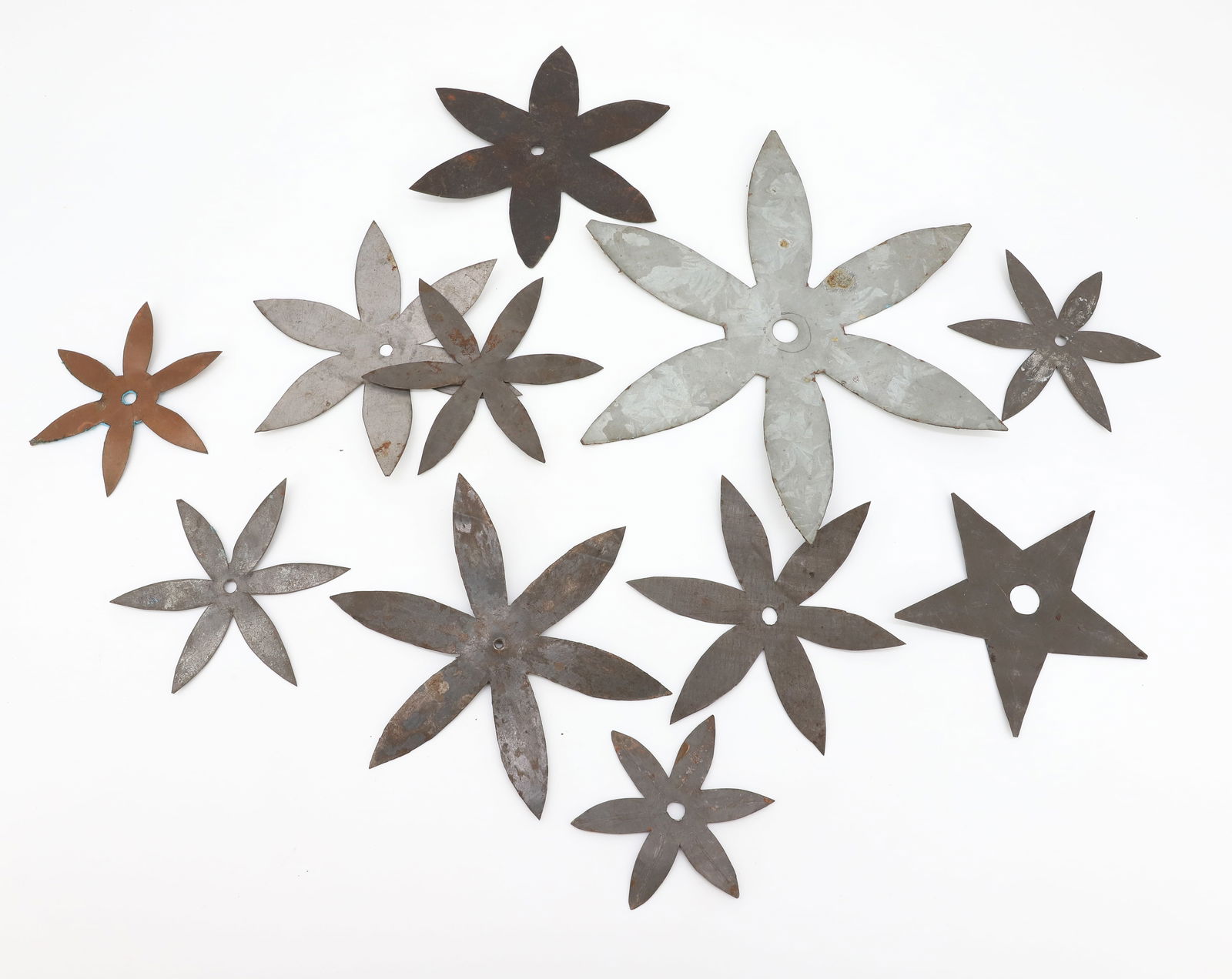 LOT OF (11) TIN QUILT PATTERNS (1 of 2)