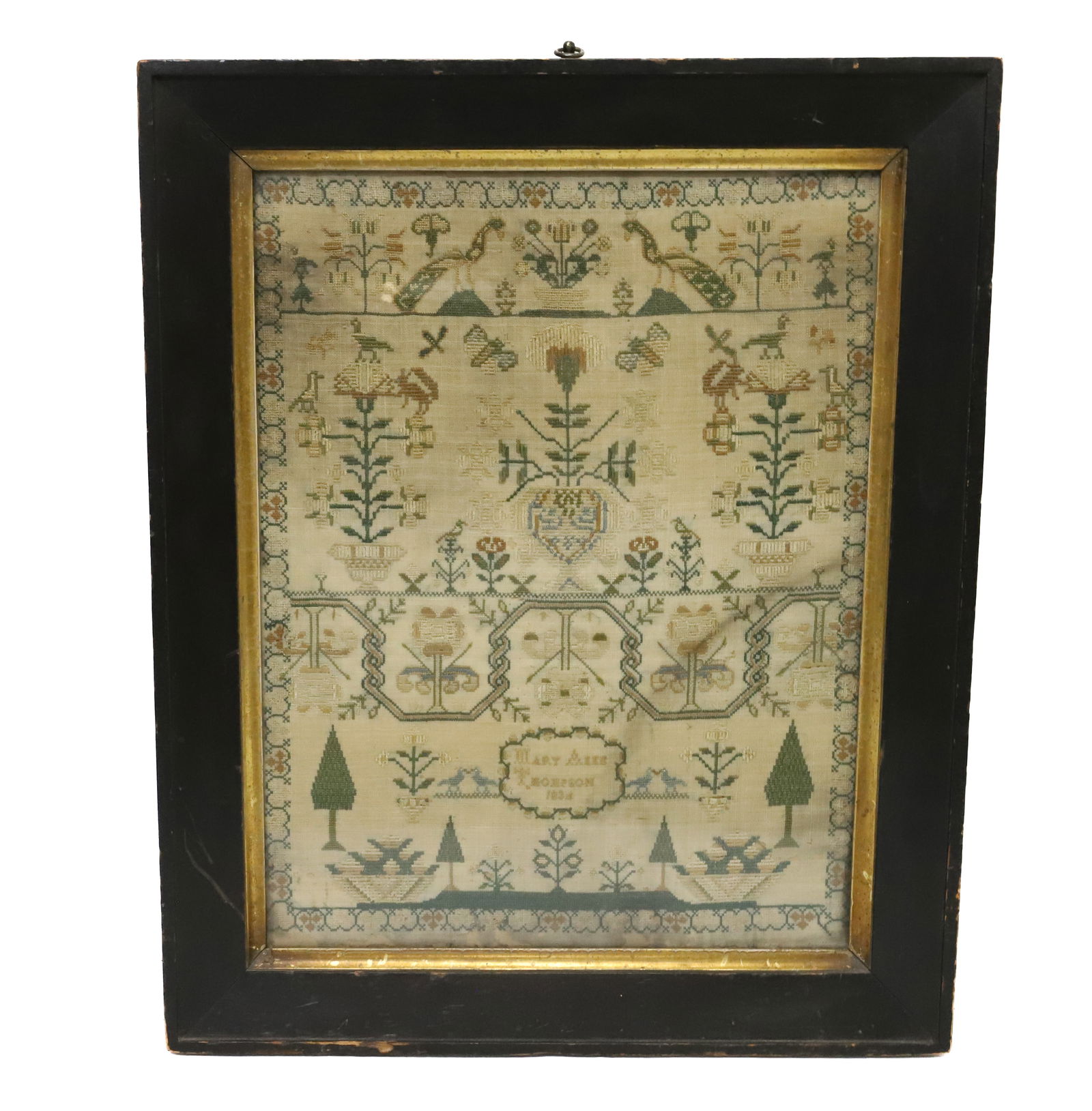 19TH CENTURY SCHOOLGIRL NEEDLEWORK (1 of 4)