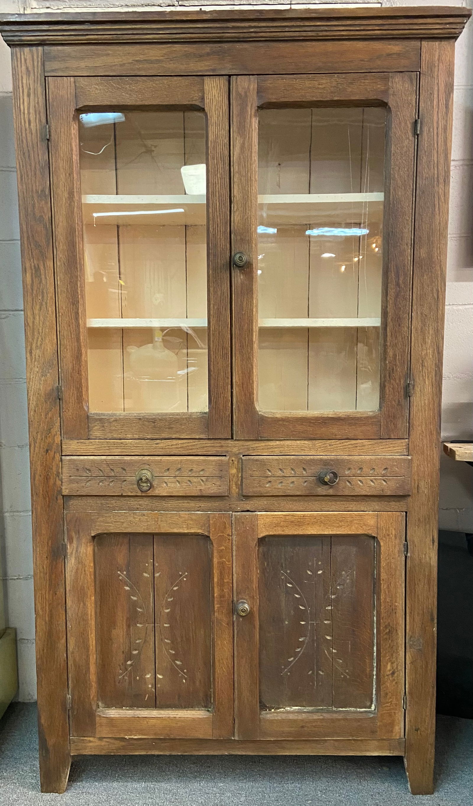 19TH C. WELSH COUNTRY PIE CUPBOARD (1 of 5)