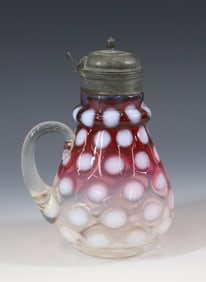 FENTON COINSPOT SYRUP PITCHER