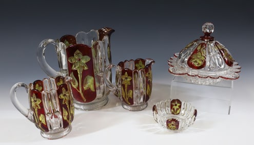 SUNKEN PRIMROSE / GREENBERG GLASS