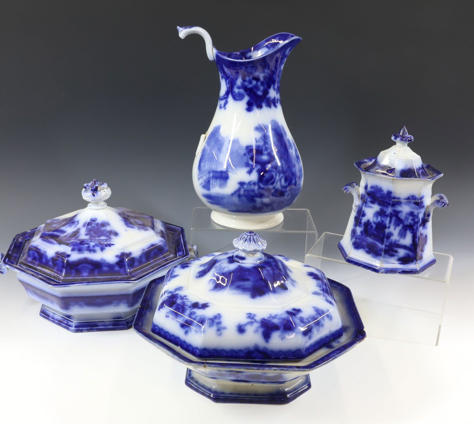 (2) FLOW BLUE (1 of 8)