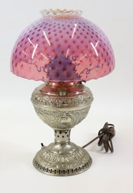 FENTON SHADE AND LAMP